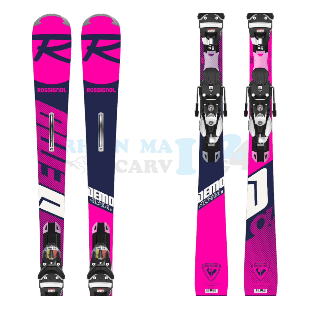 ロシニョール Demo Beta Carbon 161cm スキー板・金具セット - スキー